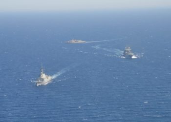 ΓΕΝ: Συνεκπαίδευση της φρεγάτας «ΨΑΡΑ» με Γερμανικό και Ισπανικό πλοίο στο Αιγαίο (pics)