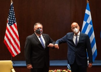 Ολοκληρώθηκε η συνάντηση Δένδια – Πομπέο: Οι ΗΠΑ υποστηρίζουν τις προσπάθειες της Ελλάδας