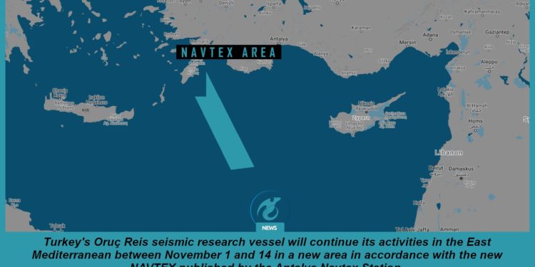 Τουρκία - Navtex - Oruc Reis