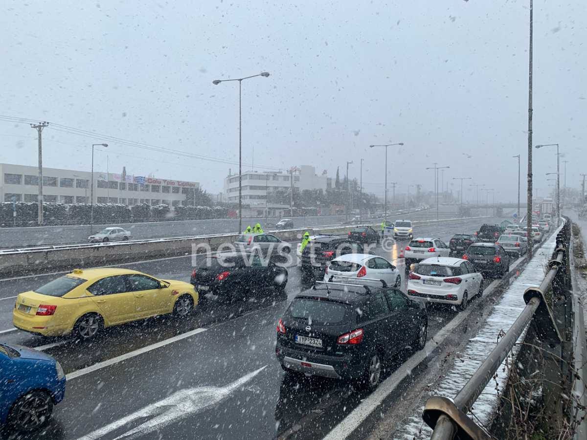 Κακοκαιρία / Αθηνών - Λαμίας