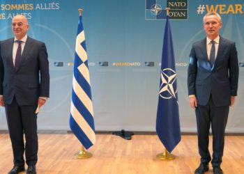 Επικοινωνία Δένδια με τον ΓΓ του ΝΑΤΟ παρουσία του ΥΕΘΑ