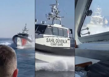 Βίντεο ντοκουμέντο: Τουρκική ακταιωρός παρενοχλεί σκάφος του Λιμενικού εντός των χωρικών μας υδάτων [pics, vid]