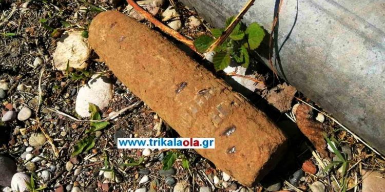 Τρίκαλα: Εξουδετέρωση βλήματος του Β’ Παγκοσμίου Πολέμου με ελεγχόμενη έκρηξη [pics, vid]