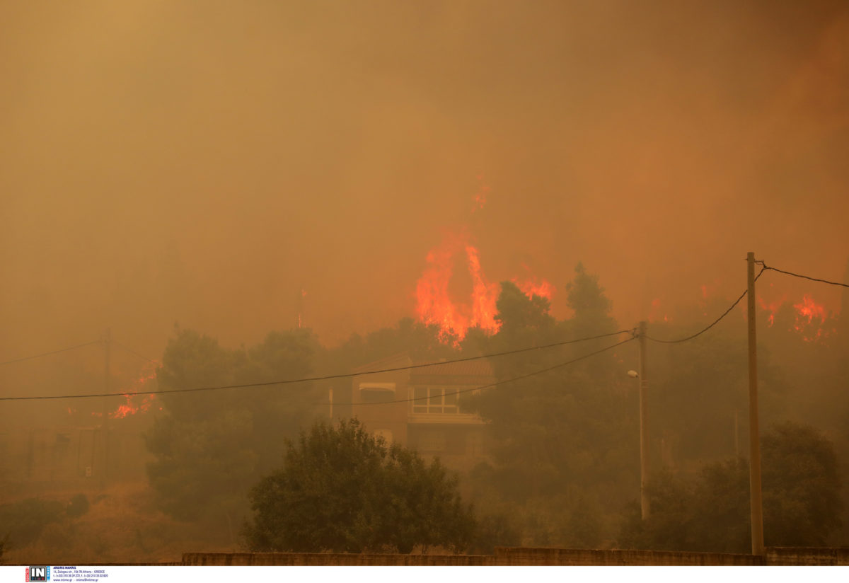 φωτιά στα Βίλια