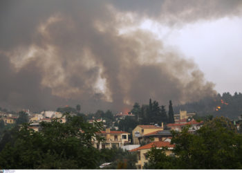Πύρινος Εφιάλτης: Από Ιπποκράτειο Πολιτεία ως Καπανδρίτι οι φλόγες – Δραματικές ώρες στην Εύβοια – Πυρκαγιές σε Ηλεία και Λακωνία