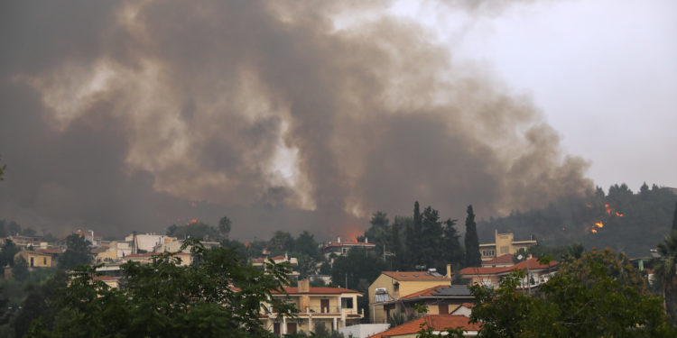 Πύρινος Εφιάλτης: Από Ιπποκράτειο Πολιτεία ως Καπανδρίτι οι φλόγες – Δραματικές ώρες στην Εύβοια – Πυρκαγιές σε Ηλεία και Λακωνία