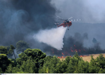 φωτιά στην Βαρυμπόμπη