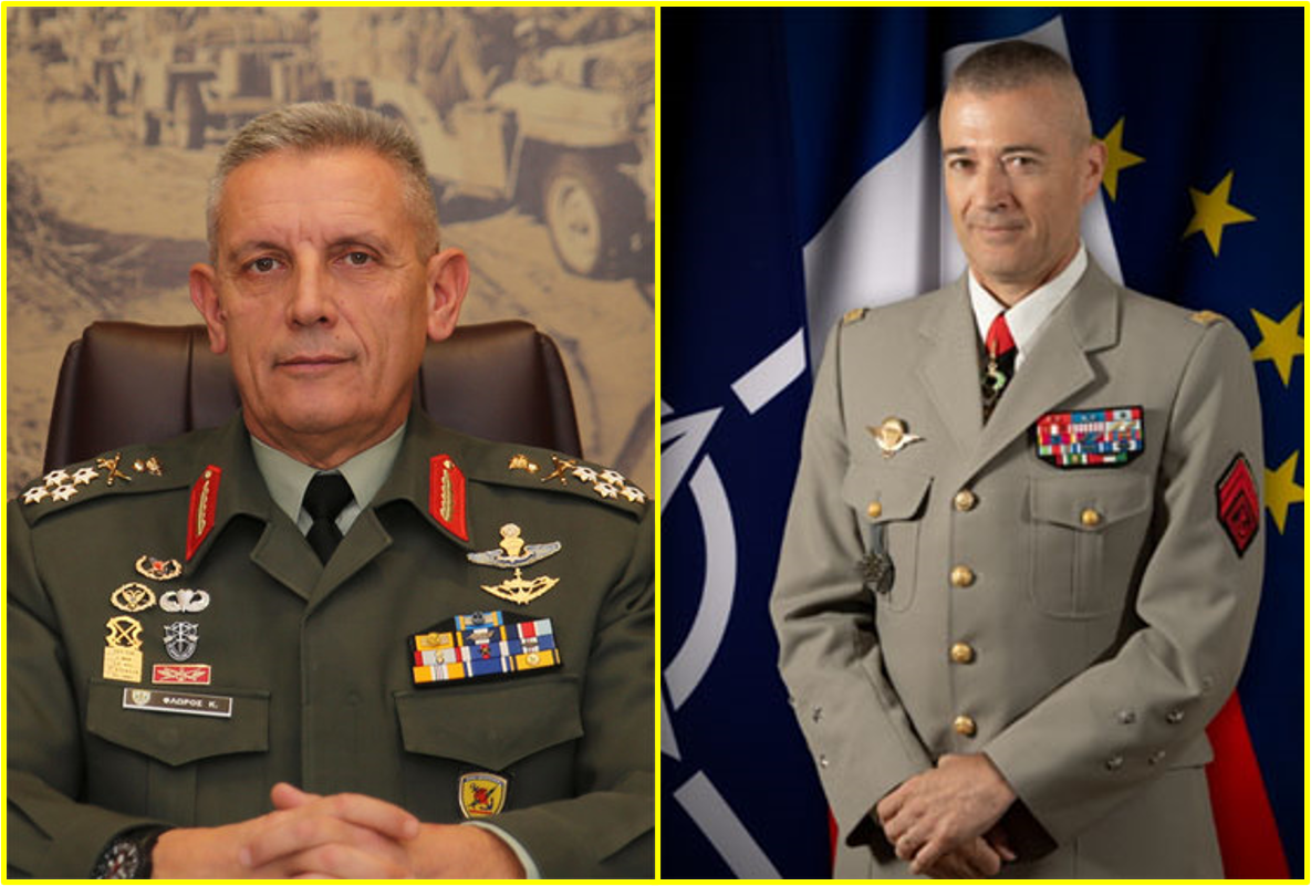 Αρχηγοί ΓΕΕΘΑ Ελλάδας - Γαλλίας