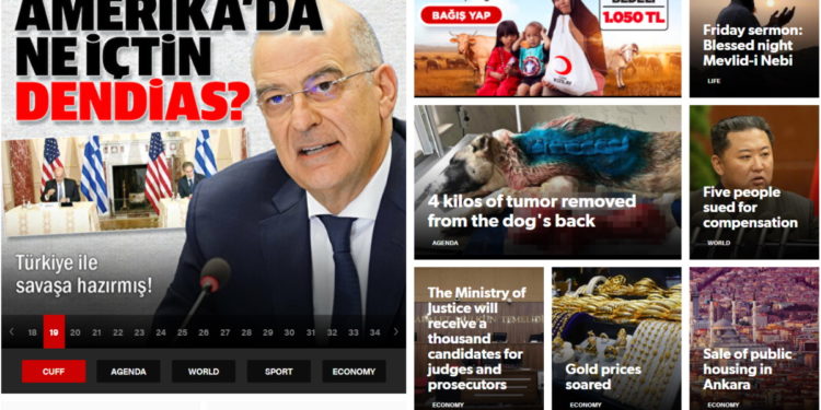 συμφωνία με ΗΠΑ - Yeni Safak