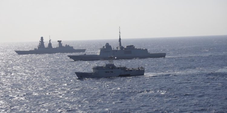 QUAD Initiative: «Συμβολική« PASSEX Ελλάδας, Κύπρου, Ιταλίας και Γαλλίας [pics]