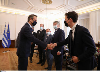 Μητσοτάκης - Γάλλοι γερουσιαστές