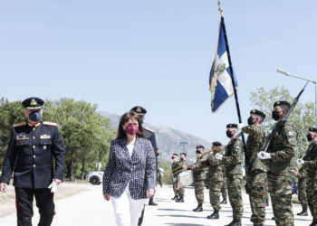 Πρόεδρος Δημοκρατίας από την XXV Τεθωρακισμένη Ταξιαρχία: Από το υψηλό φρόνημα των ΕΔ αντλούμε πίστη και αισιοδοξία