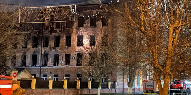 Τβερ - πυρκαγιά