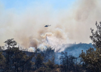 Τουρκία: Μαίνεται η πυρκαγιά κοντά στην Μαρμαρίδα – Μάχη με τις φλόγες πριν ενισχυθούν οι άνεμοι