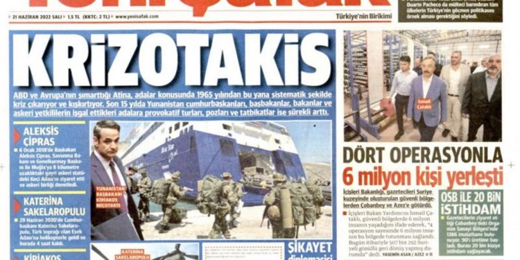 Τουρκία: ΜΜΕ επιχειρούν να «χρεώσουν» στον Μητσοτάκη την ένταση – «Krizotaki» τον αποκαλεί η Yeni Safak