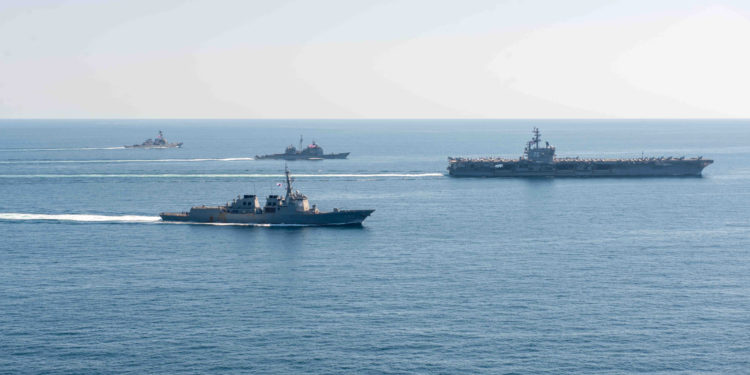 USS Ronald Reagan: Νέες ασκήσεις του αεροπλανοφόρου στην κορεατική χερσόνησο- Κλιμακώνεται η ένταση [pics]