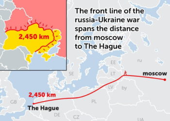 Ουκρανία προς Δύση: Να πόσο είναι το μέτωπο του πολέμου με τη Ρωσία [pics]