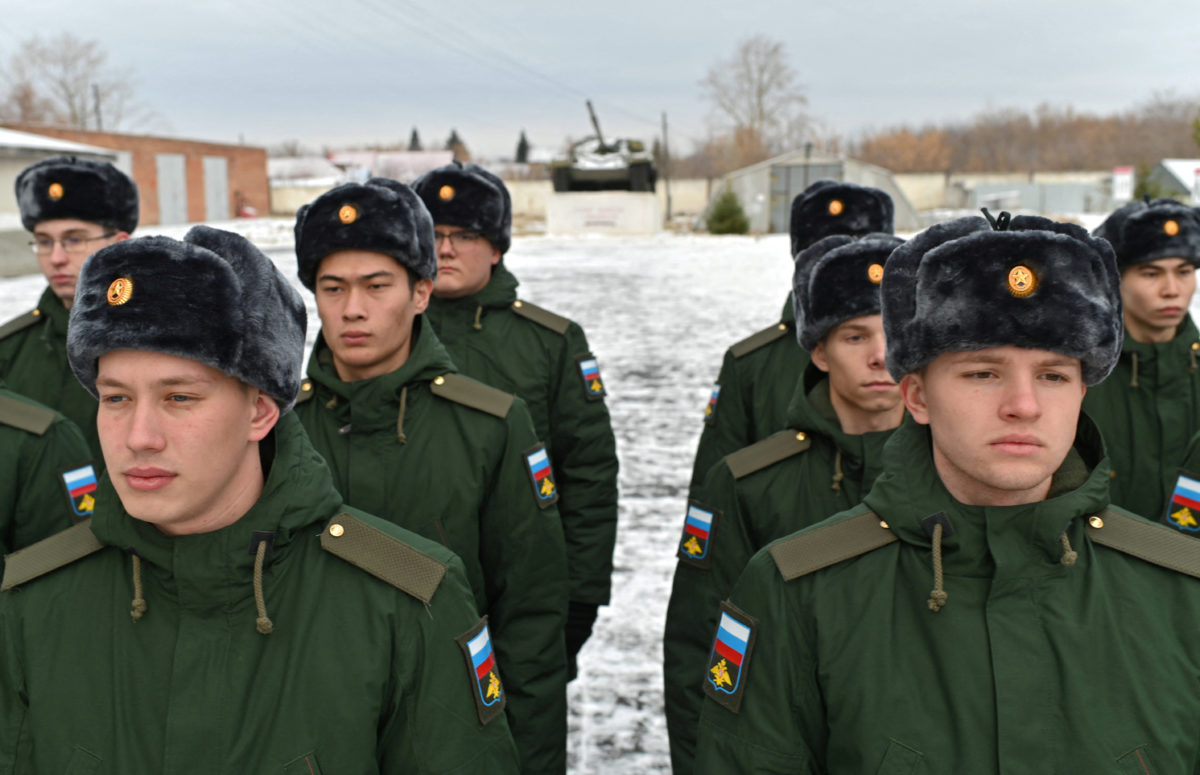 Ρωσία - εθελοντές στρατιώτες