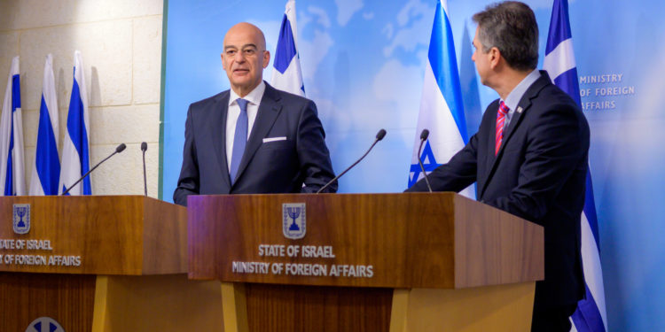 Ν. Δένδιας: Σαφής δήλωση του Ισραήλ υπέρ της κυριαρχίας και της εδαφικής ακεραιότητας της Ελλάδας