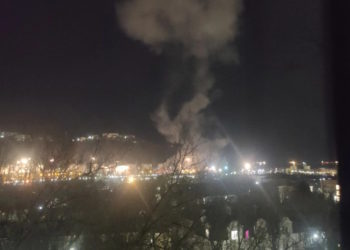 επίθεση με drones - αποθήκη καυσίμων