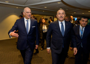 Τσαβούσογλου για την συνάντηση με τον Ν.Δένδια: «Είμαι πολύ χαρούμενος που έχουμε καλύτερη ατμόσφαιρα στις σχέσεις μας»