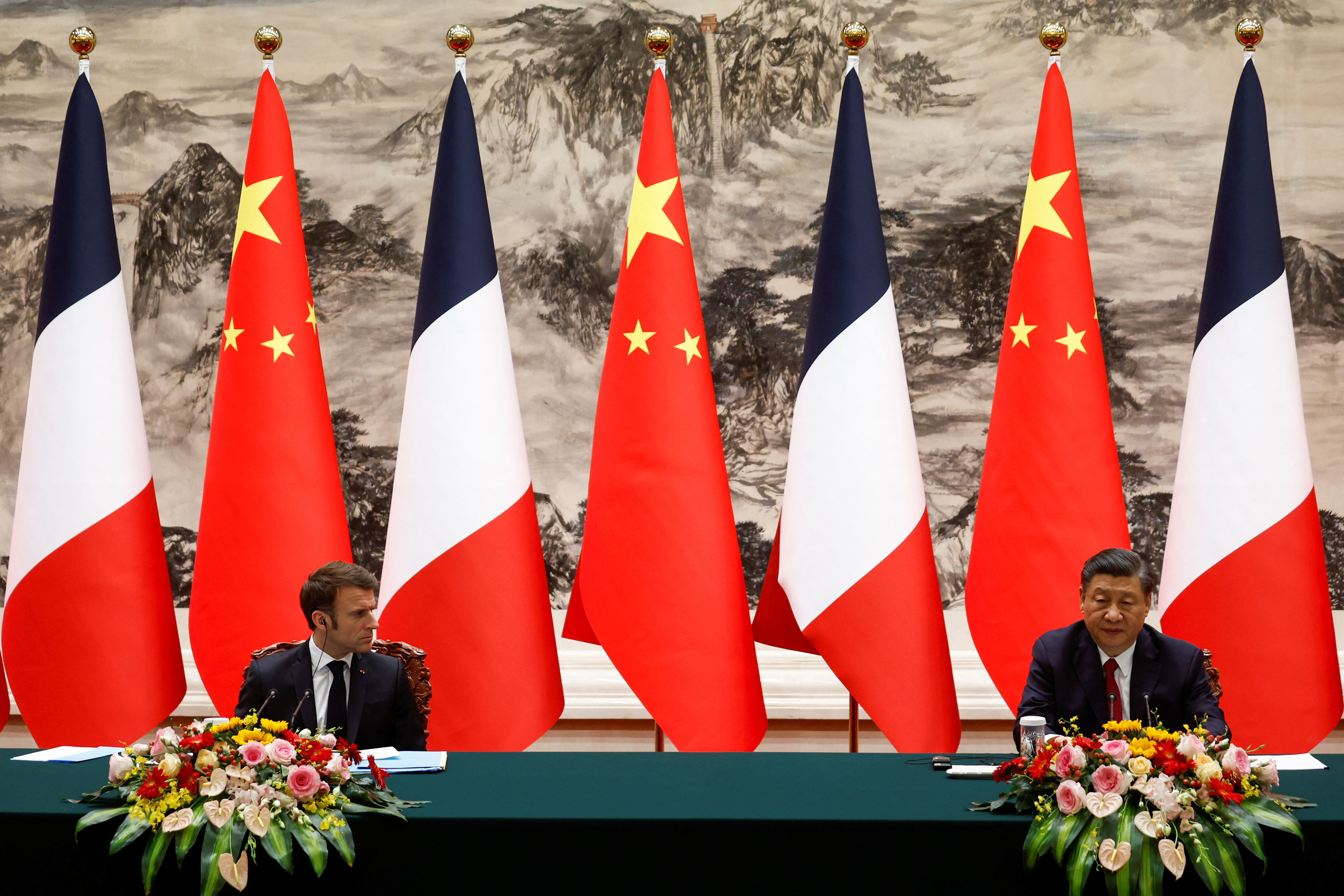 Μακρόν - Σι Τζινπίνγκ