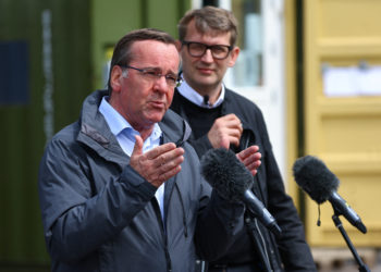 Πιστόριους: Επίσκεψη του Γερμανού Υπουργού Άμυνας σε Eurofighter Typhoon της Λουφτβάφε