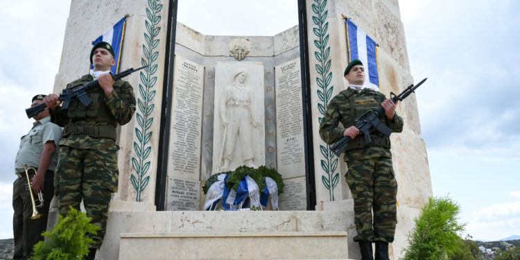 μνημόσυνο πεσόντων Ιερολοχιτών και Καταδρομέων