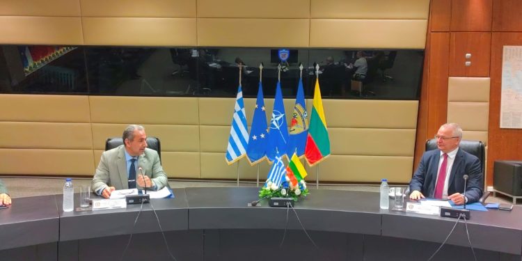 ΥΠΕΘΑ: Συνάντηση του γενικού διευθυντή της ΓΔΠΕΑΔΣ με τον υφυπουργό Εξωτερικών της Λιθουανίας