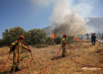 Φωτιά: Μαίνονται τα μέτωπα σε Αττική, Λουτράκι και Βοιωτία – Όλες οι δυνάμεις θα παραμείνουν στα πεδία