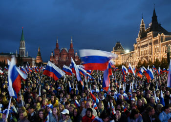 Ρωσία: Συναυλία στην Κόκκινη Πλατεία για την επέτειο προσάρτησης των ουκρανικών επαρχιών