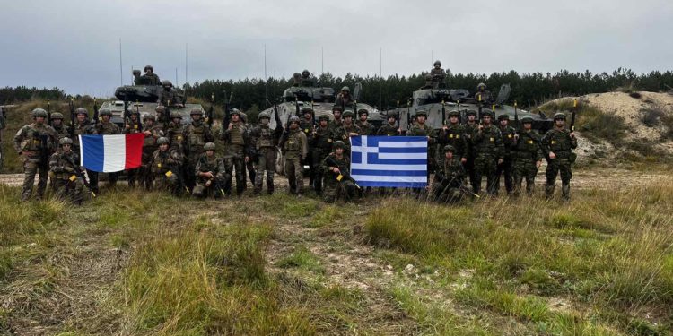 άσκηση Ελλάδας - Γαλλίας