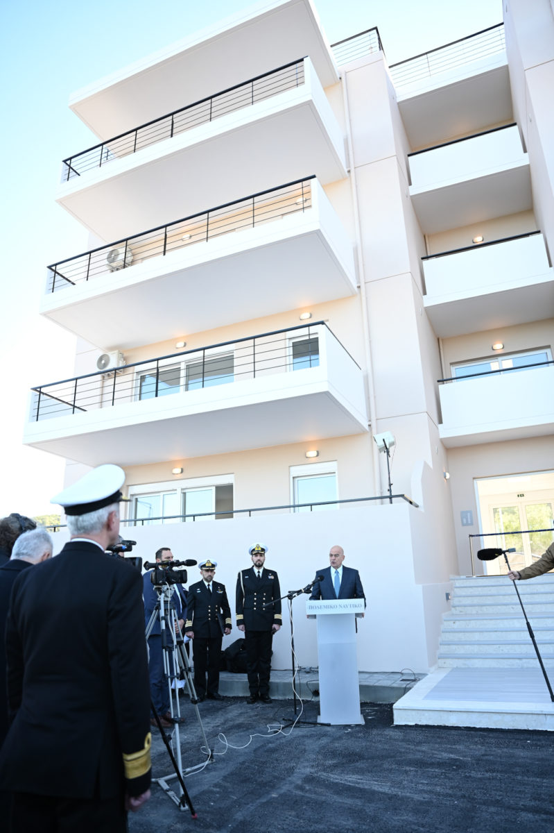 Σκαραμαγκάς: Ο Ν. Δένδιας εγκαινίασε πολυκατοικία στελεχών του Πολεμικού Ναυτικού 5