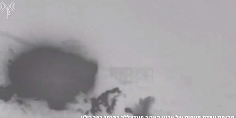 IDF: Ανακοίνωσε πως βομβάρδισε υποδομές της Χεζμπολάχ στη Συρία [vid]