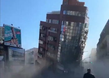 Ταϊβάν: Σεισμός μεγαλύτερος των 7R ταρακούνησε το νησί – Εγκλωβισμένοι σε κτίρια που κατέρρευσαν – Συγκλονιστικές εικόνες [vids]