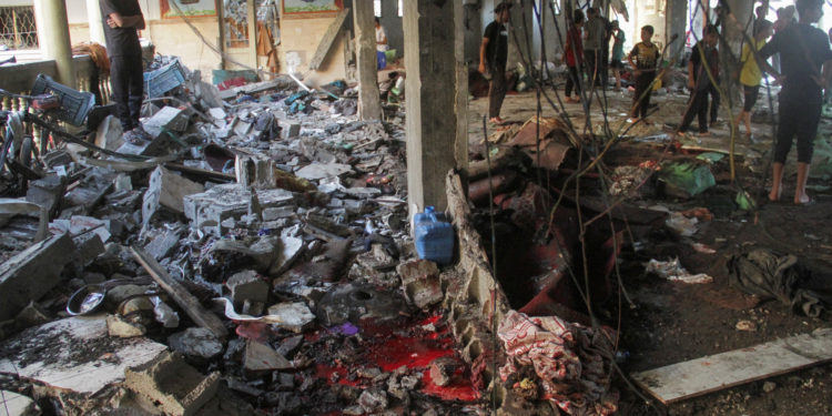 Γάζα - σχολείο - ισραηλινό πλήγμα