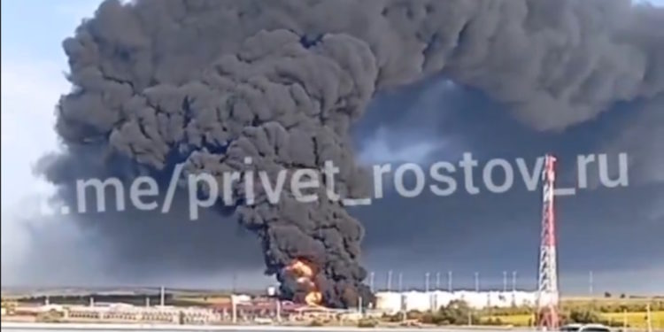 Ροστόφ - δεξαμενές πετρελαίου