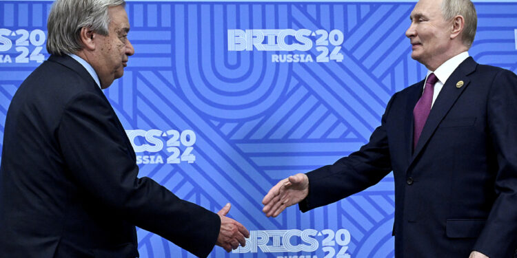 Γκουτέρες - Πούτιν