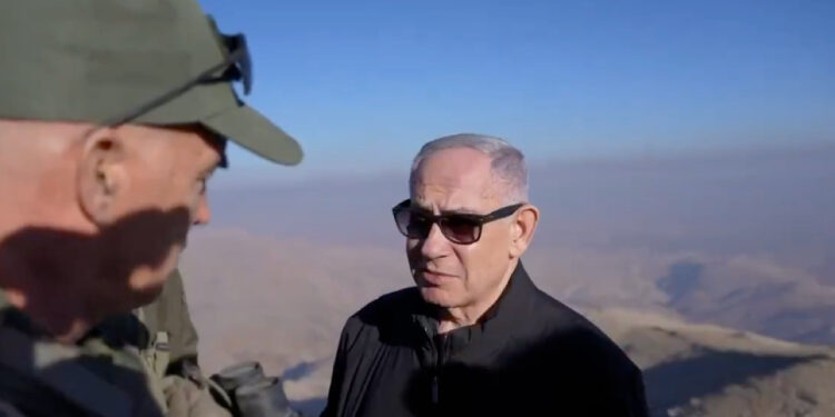 Νετανιάχου: «Το Ισραήλ θα παραμείνει στη συριακή πλευρά του όρους Ερμών μέχρι να βρεθεί μια άλλη λύση»