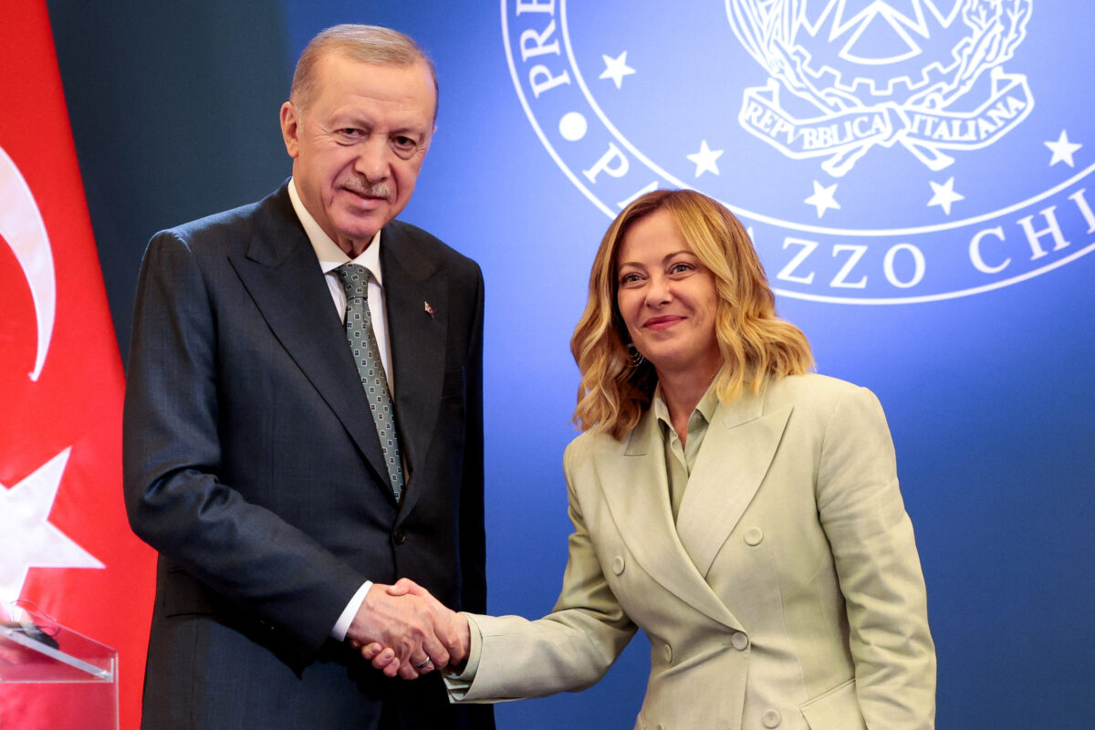 Ερντογάν - Μελόνι