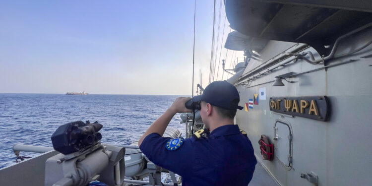 Απιχείρηση «Ασπίδες» - φρεγάτα «Ψαρά»