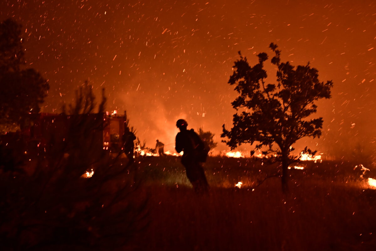 Πυρκαγιά στον Ωρωπό