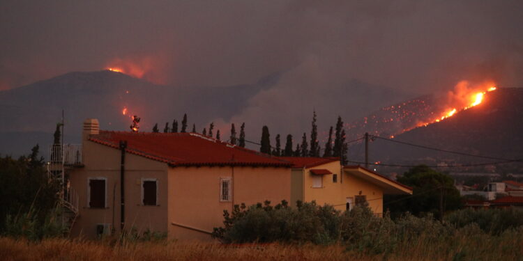 πυρκαγιά - Κερατέα