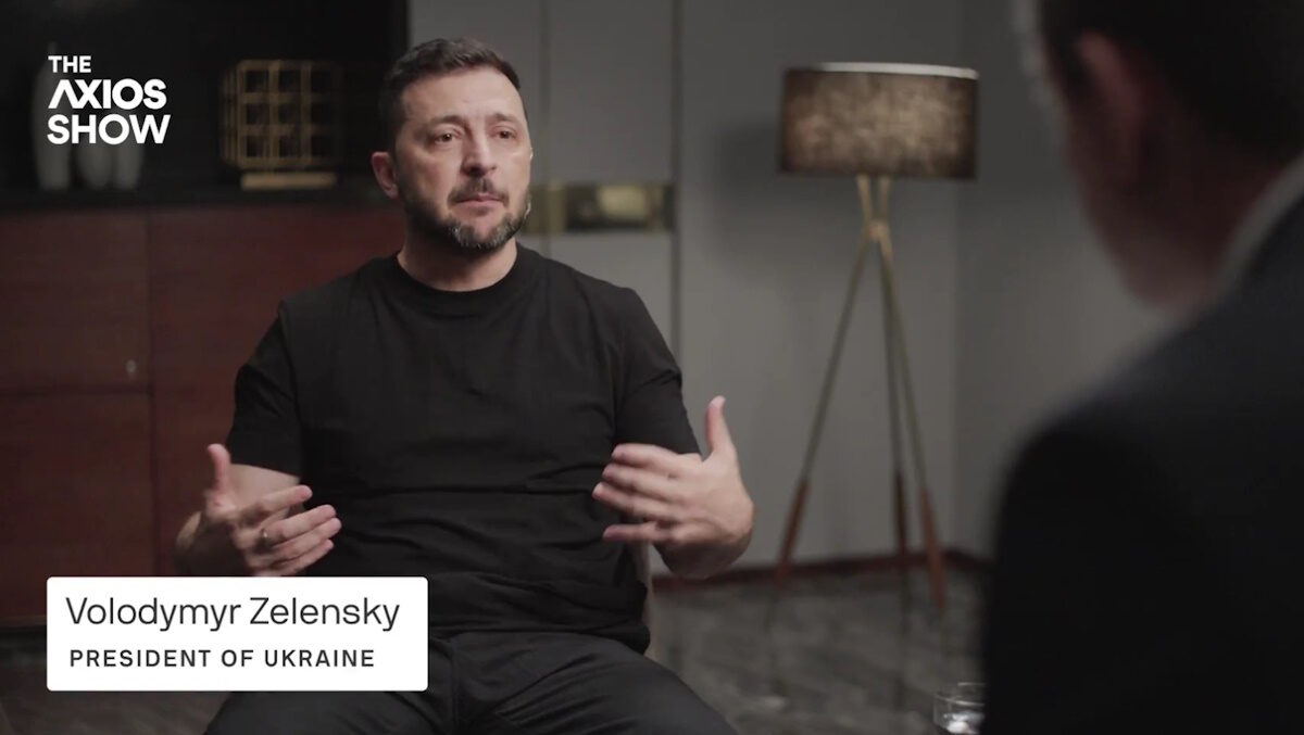 Ζελένσκι - Axios