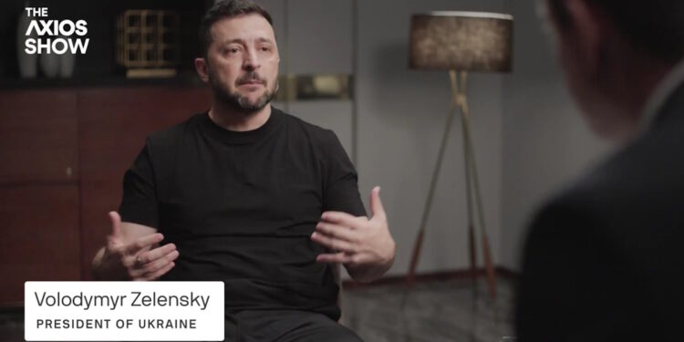 Ζελένσκι - Axios
