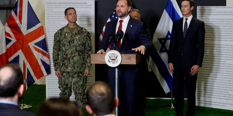  Τζέι Ντι Βανς για τουρκικά στρατεύματα στη Γάζα: «Το Ισραήλ θα εγκρίνει ποιους θέλει. Δεν θα επιβάλουμε τίποτα».