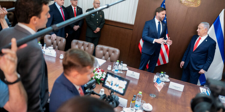 Τζέι Ντι Βανς - Νετανιάχου