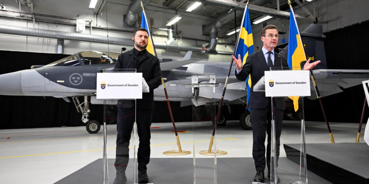Ζελένσκι - Σουηδία - Gripen