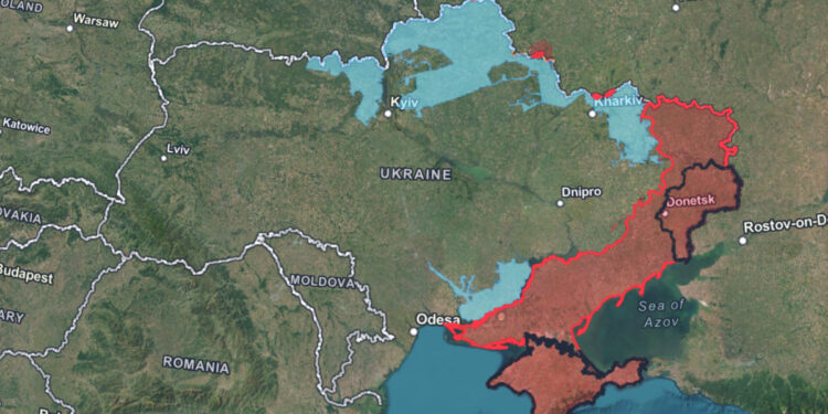 Ουκρανία: Ποια εδάφη θα χάσει αν αποδεχθεί το αμερικανικό σχέδιο για τον τερματισμό του πολέμου