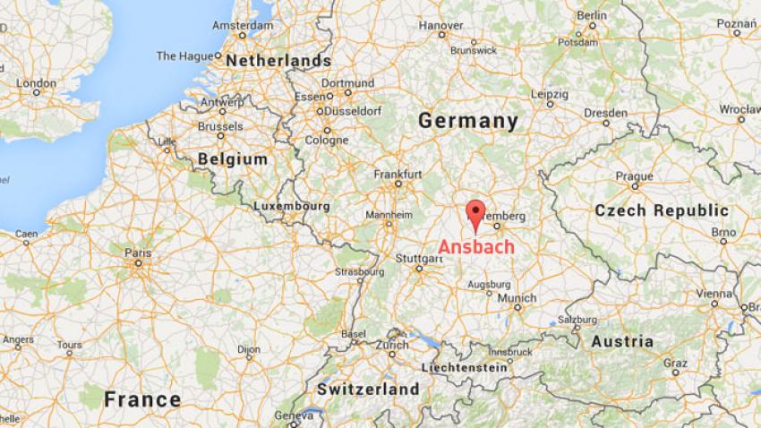 Нюрнберг на карте германии. Люксембург и Франкфурт.
